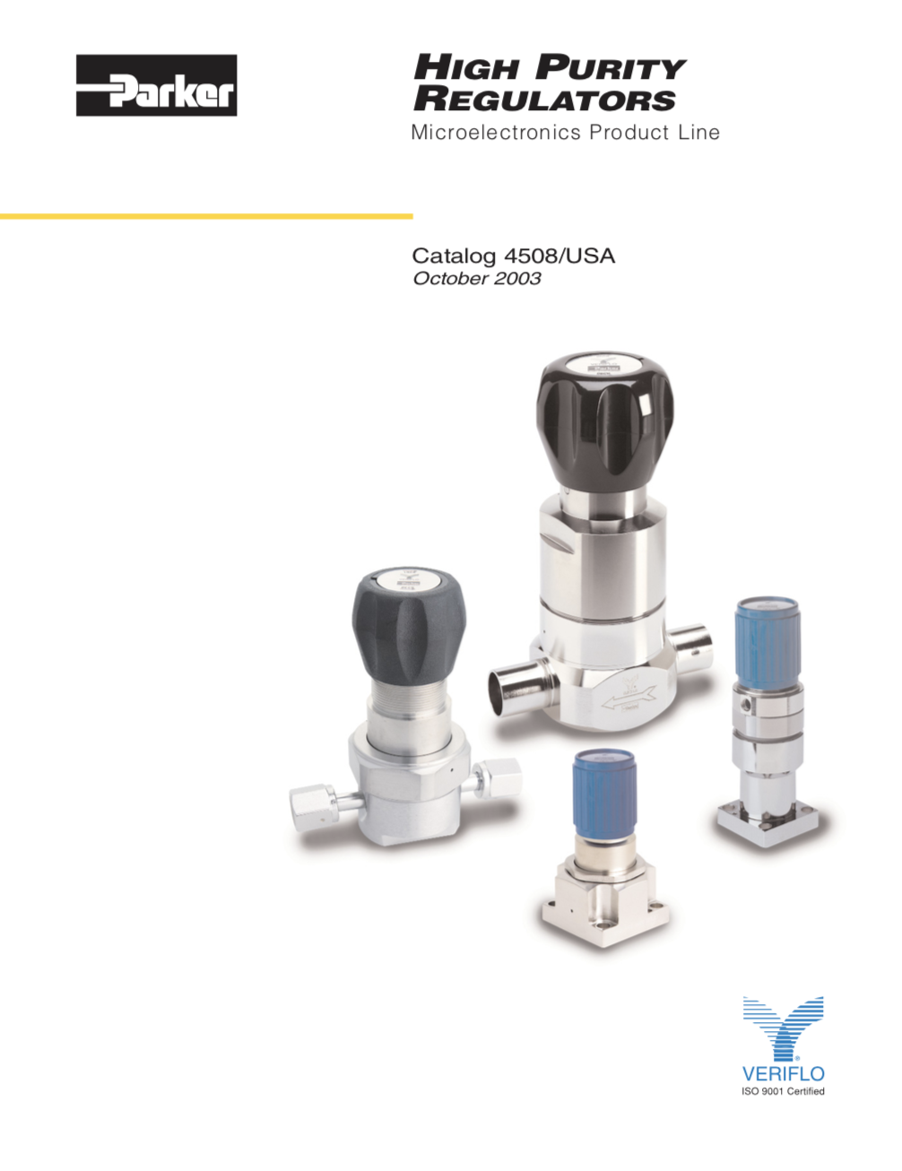 Ultra High Purity redukční ventily pro ultračistá média